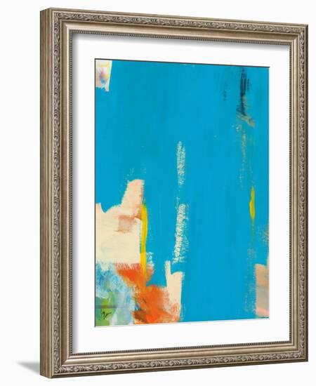 Aqua Tide-Jan Weiss-Framed Art Print