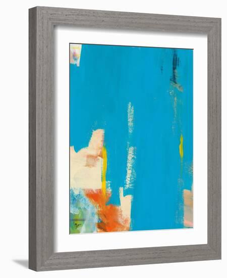 Aqua Tide-Jan Weiss-Framed Art Print