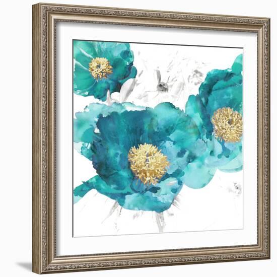 Aqua Trio I-Vanessa Austin-Framed Art Print