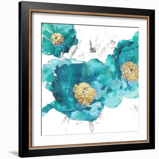 Aqua Trio I-Vanessa Austin-Framed Art Print