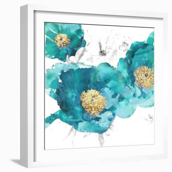 Aqua Trio I-Vanessa Austin-Framed Art Print