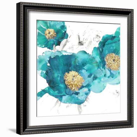 Aqua Trio I-Vanessa Austin-Framed Art Print