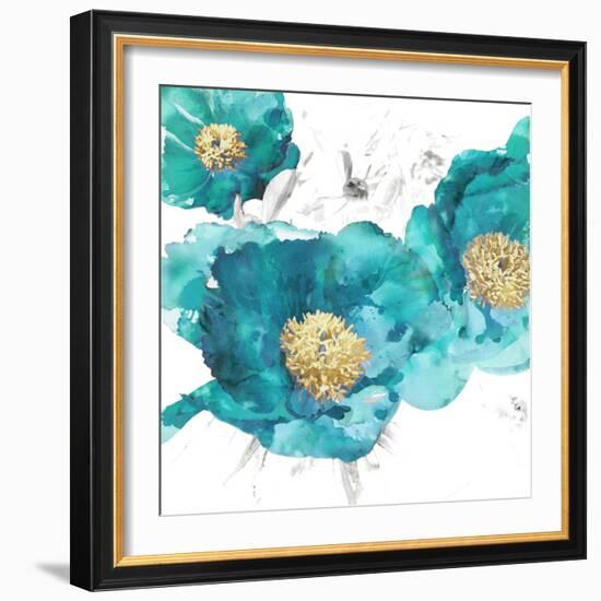 Aqua Trio I-Vanessa Austin-Framed Art Print