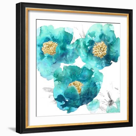 Aqua Trio II-Vanessa Austin-Framed Art Print