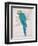 Aqua Tropical-Chad Barrett-Framed Art Print