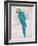 Aqua Tropical-Chad Barrett-Framed Art Print