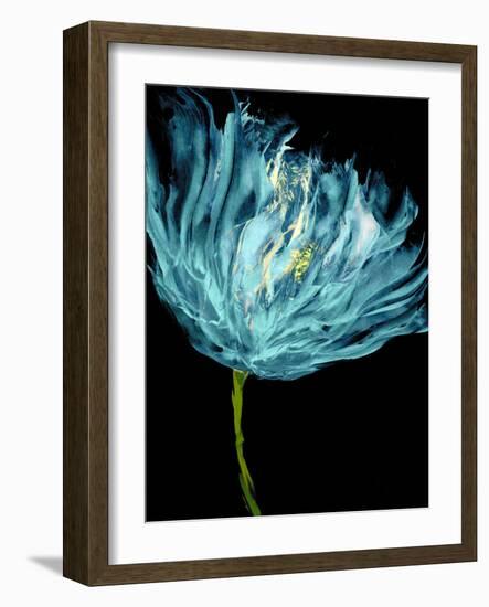 Aqua Tulips I-Vanessa Austin-Framed Art Print