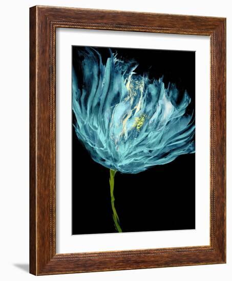 Aqua Tulips I-Vanessa Austin-Framed Art Print