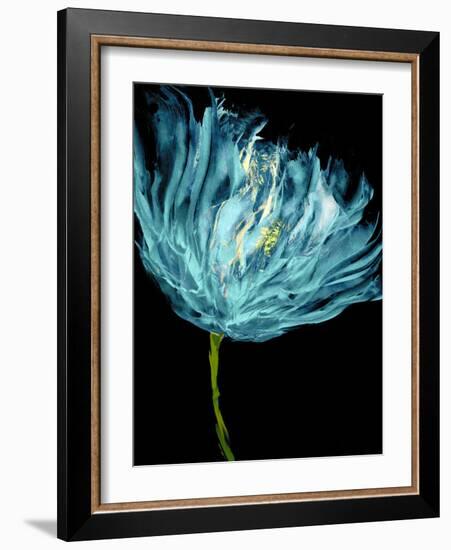 Aqua Tulips I-Vanessa Austin-Framed Art Print