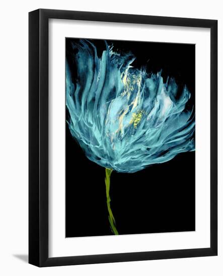 Aqua Tulips I-Vanessa Austin-Framed Art Print