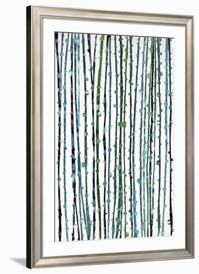 Aqua Vine-Candice Alford-Framed Giclee Print