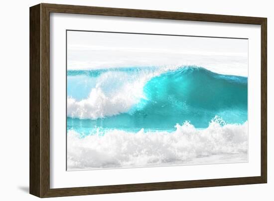 Aqua Wave I-Maggie Olsen-Framed Art Print