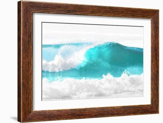 Aqua Wave I-Maggie Olsen-Framed Art Print