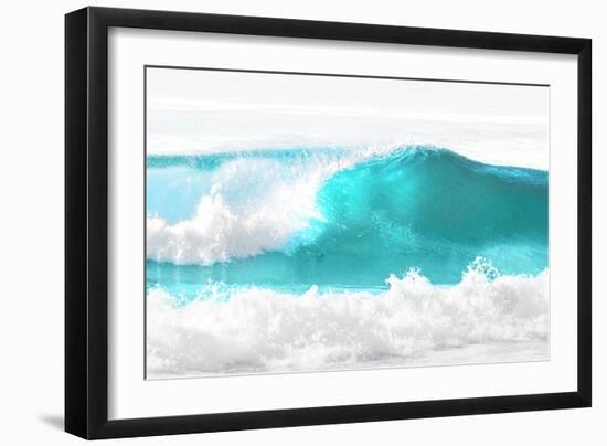 Aqua Wave I-Maggie Olsen-Framed Art Print