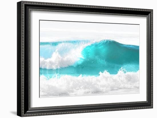 Aqua Wave I-Maggie Olsen-Framed Art Print