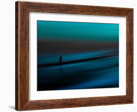 Aqua-Josh Adamski-Framed Photographic Print