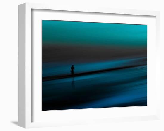 Aqua-Josh Adamski-Framed Photographic Print