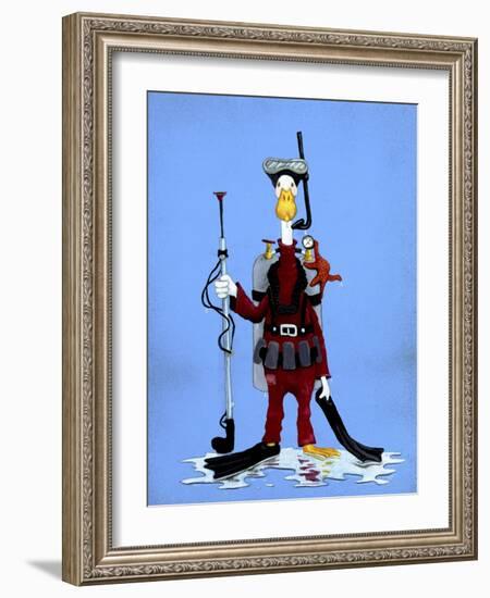 Aquaduck-Will Bullas-Framed Giclee Print