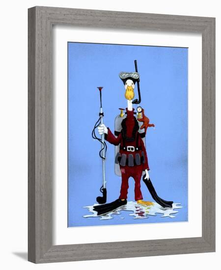 Aquaduck-Will Bullas-Framed Giclee Print