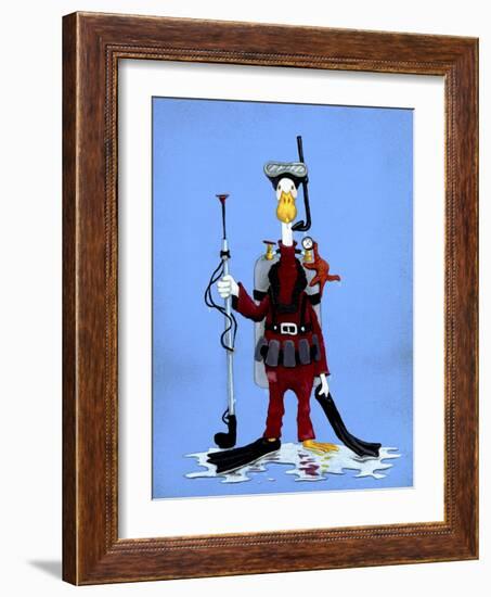 Aquaduck-Will Bullas-Framed Giclee Print