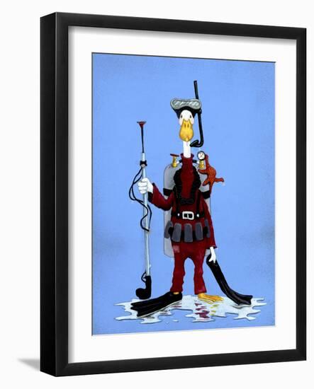 Aquaduck-Will Bullas-Framed Giclee Print