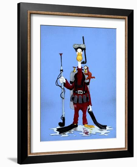 Aquaduck-Will Bullas-Framed Giclee Print