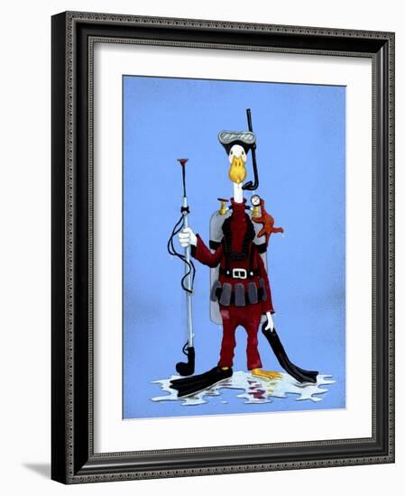 Aquaduck-Will Bullas-Framed Giclee Print