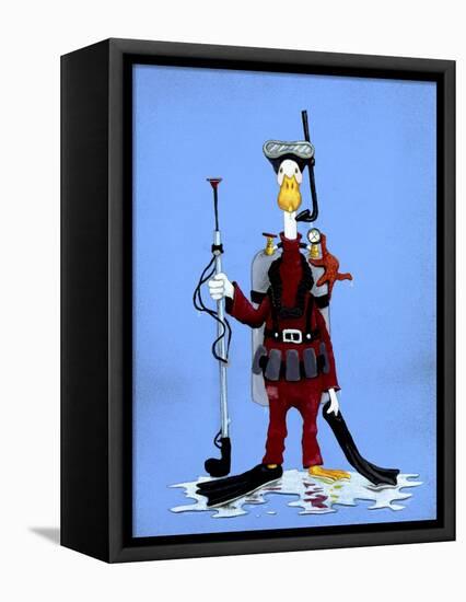 Aquaduck-Will Bullas-Framed Premier Image Canvas