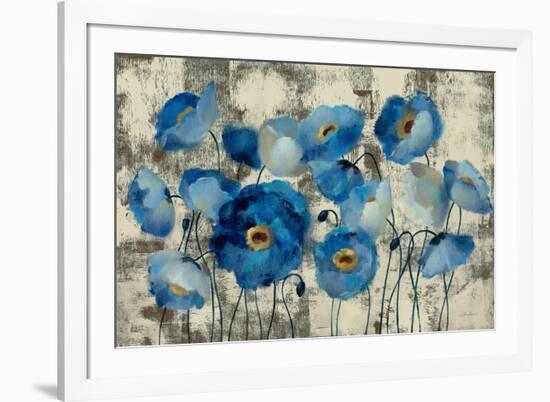 Aquamarine Floral-Silvia Vassileva-Framed Art Print