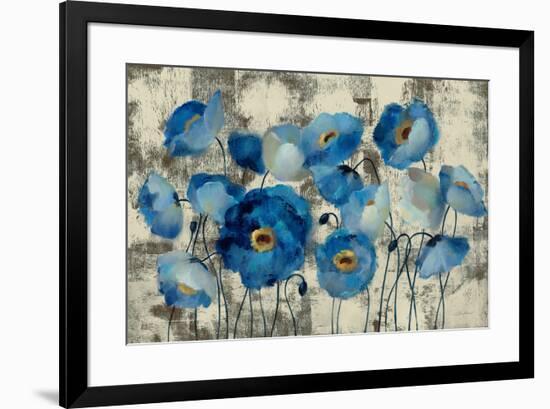 Aquamarine Floral-Silvia Vassileva-Framed Art Print