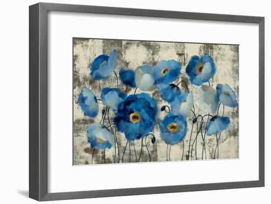 Aquamarine Floral-Silvia Vassileva-Framed Art Print