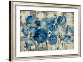 Aquamarine Floral-Silvia Vassileva-Framed Art Print