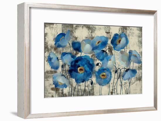 Aquamarine Floral-Silvia Vassileva-Framed Art Print