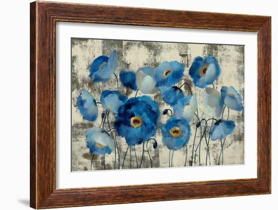 Aquamarine Floral-Silvia Vassileva-Framed Premium Giclee Print