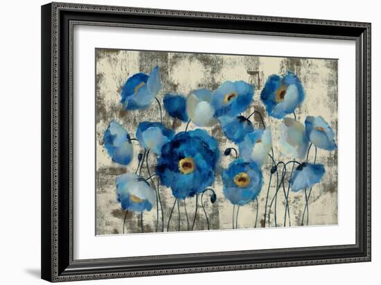 Aquamarine Floral-Silvia Vassileva-Framed Premium Giclee Print