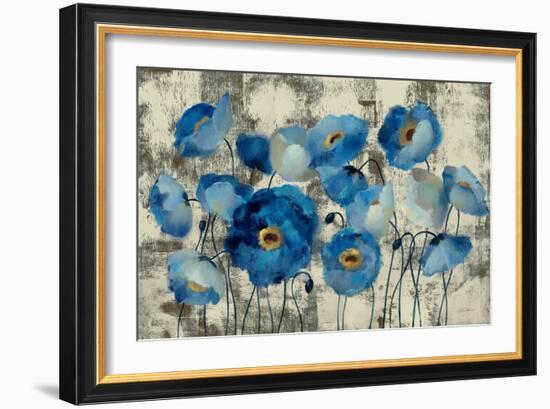 Aquamarine Floral-Silvia Vassileva-Framed Premium Giclee Print