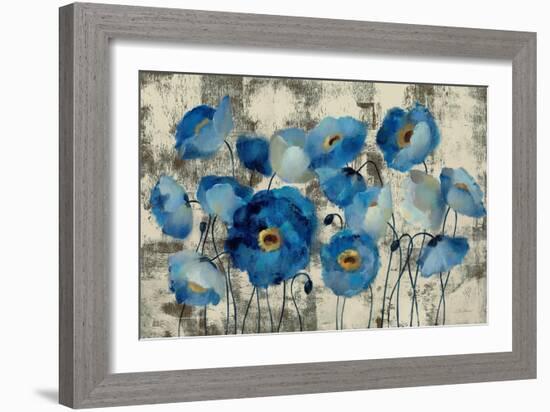 Aquamarine Floral-Silvia Vassileva-Framed Art Print