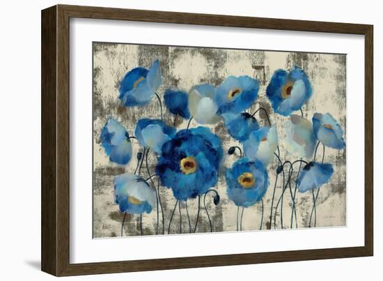 Aquamarine Floral-Silvia Vassileva-Framed Art Print