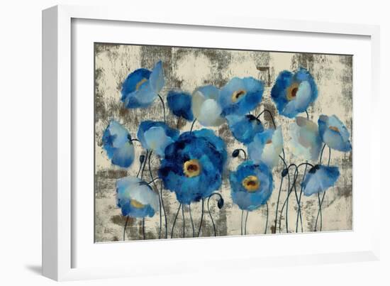 Aquamarine Floral-Silvia Vassileva-Framed Art Print