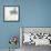 Aquamarine Whispers I-PI Studio-Framed Art Print displayed on a wall