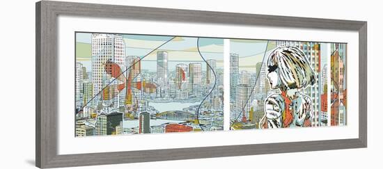 Aquapolis Ex-Machina Right-HR-FM-Framed Art Print