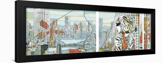 Aquapolis Ex-Machina Right-HR-FM-Framed Art Print