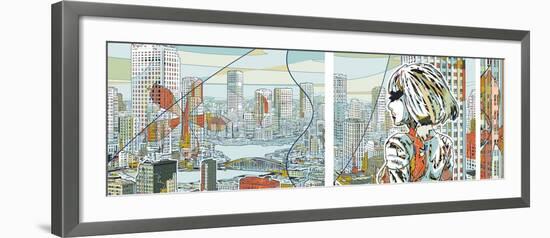 Aquapolis Ex-Machina Right-HR-FM-Framed Art Print