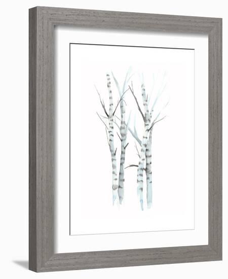 Aquarelle Birches I-Grace Popp-Framed Art Print