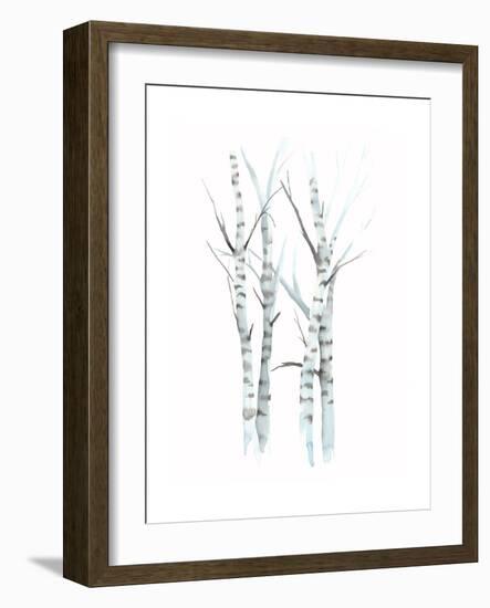 Aquarelle Birches I-Grace Popp-Framed Art Print