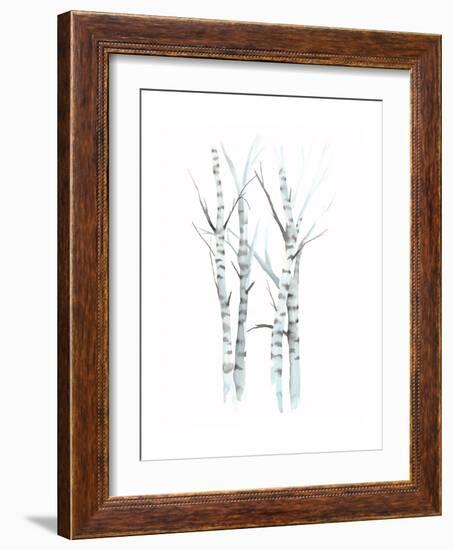 Aquarelle Birches I-Grace Popp-Framed Art Print