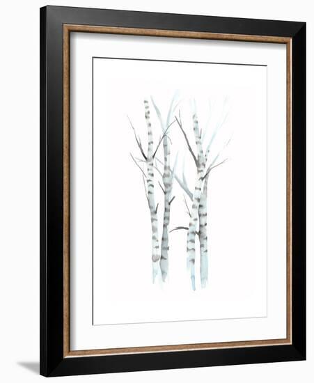 Aquarelle Birches I-Grace Popp-Framed Art Print