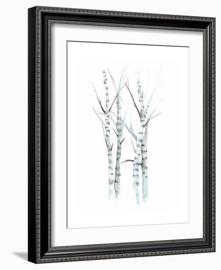 Aquarelle Birches I-Grace Popp-Framed Art Print