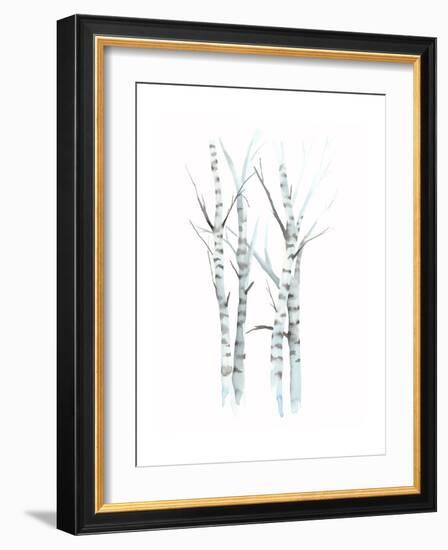 Aquarelle Birches I-Grace Popp-Framed Art Print