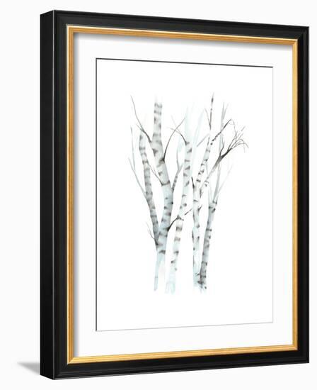 Aquarelle Birches II-Grace Popp-Framed Art Print